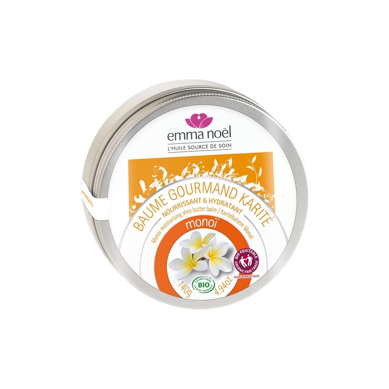 Baume Karité Monoï Bio 150 ml