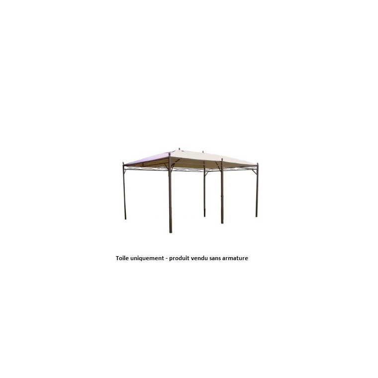 Toile pour tonnelle autoportante 4 pentes