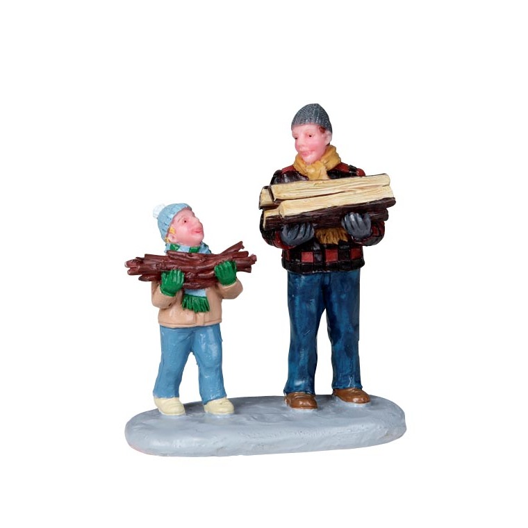 Figurine Du bois sur le foyer 6.1 x 3.3 x 7.2 cm