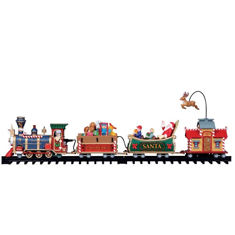 Train de Noël 114 x 65.5 x 12.5 cm