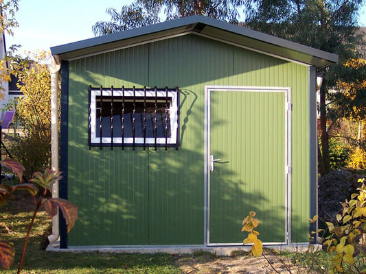 Abri jardin métal Chatel - de 8.65 m² - 3 x 3 x 2.51 m