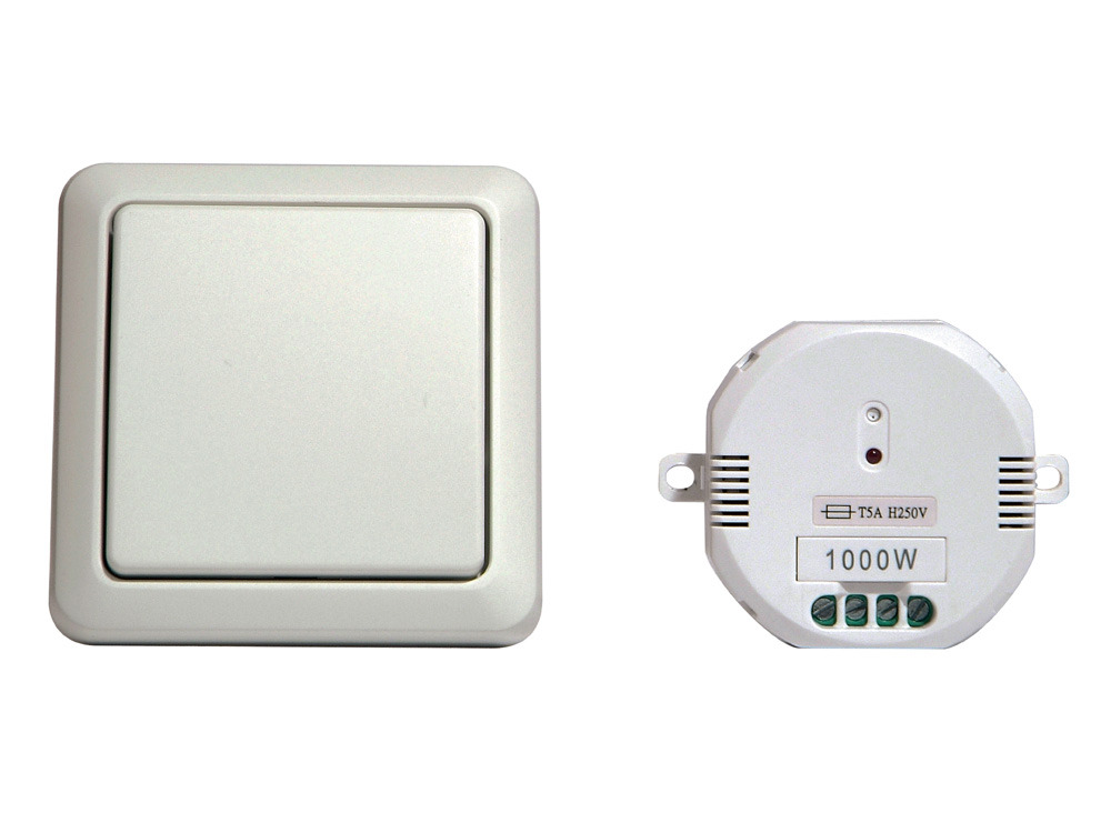 Interrupteur mural sans fil + module ON/OFF - 1000 W