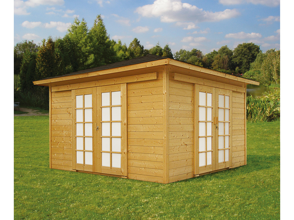 Abri jardin Pavilion - 16.97 m² - 4.11 x 4.11 x 2.68 m - 28 mm