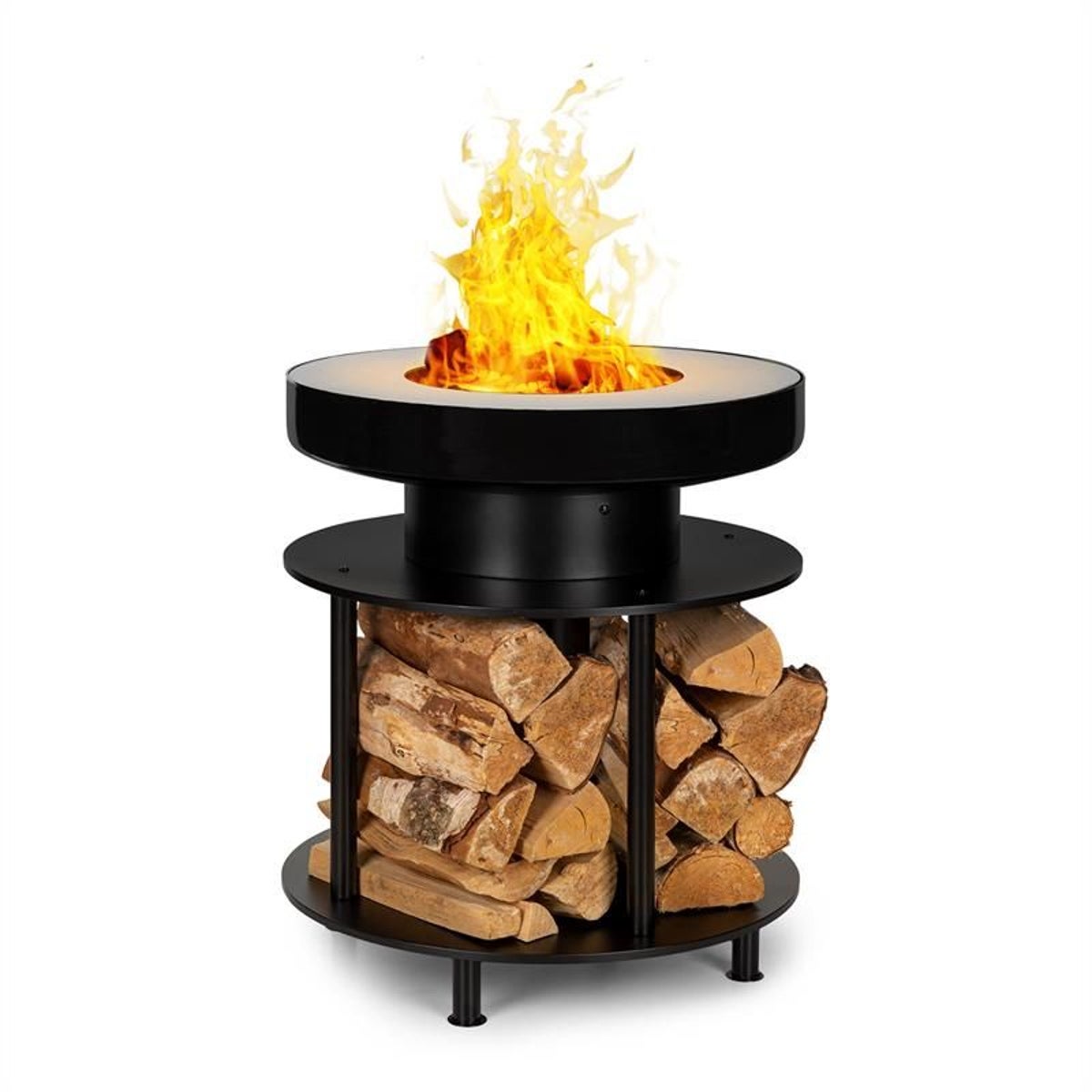 Braséro De Jardin & Grill Barbecue Wood Stock