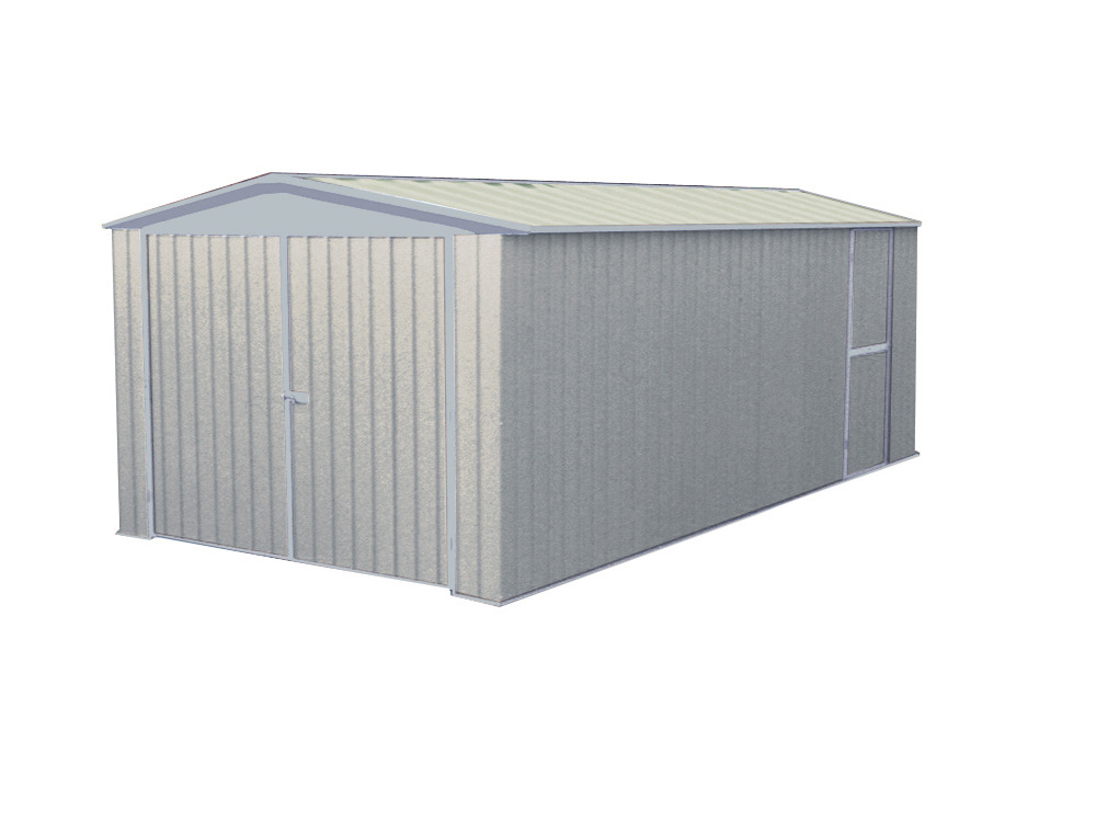 Garage métal Melton - 13.44 m² - 3.00 x 4.50 x 2.06 m - 0.35 mm