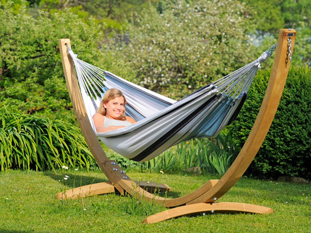 Hamac jardin Apollo Set marine avec support