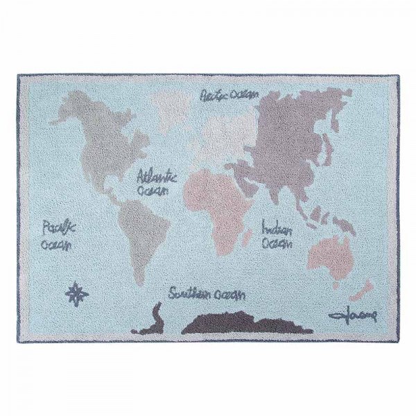 Tapis vintage map 140 x 200
