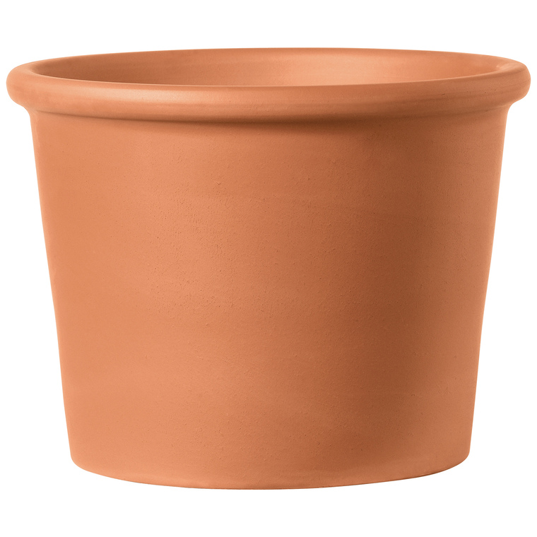 Vase cylindrique en terre cuite 0.6L