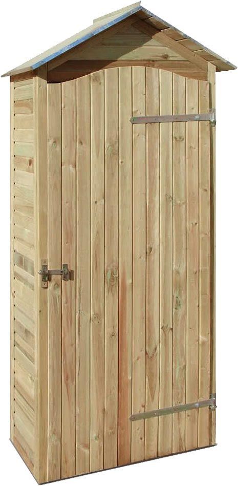 Grande armoire de jardin en pin