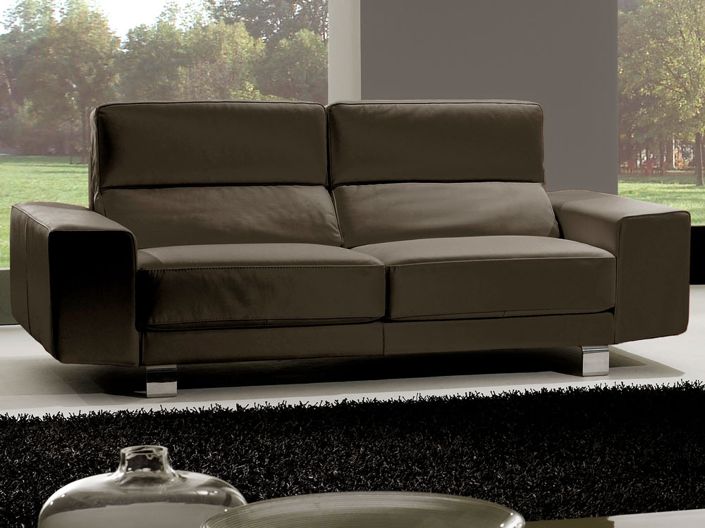 Canapé cuir de vachette Kit - 2 places - Blanc