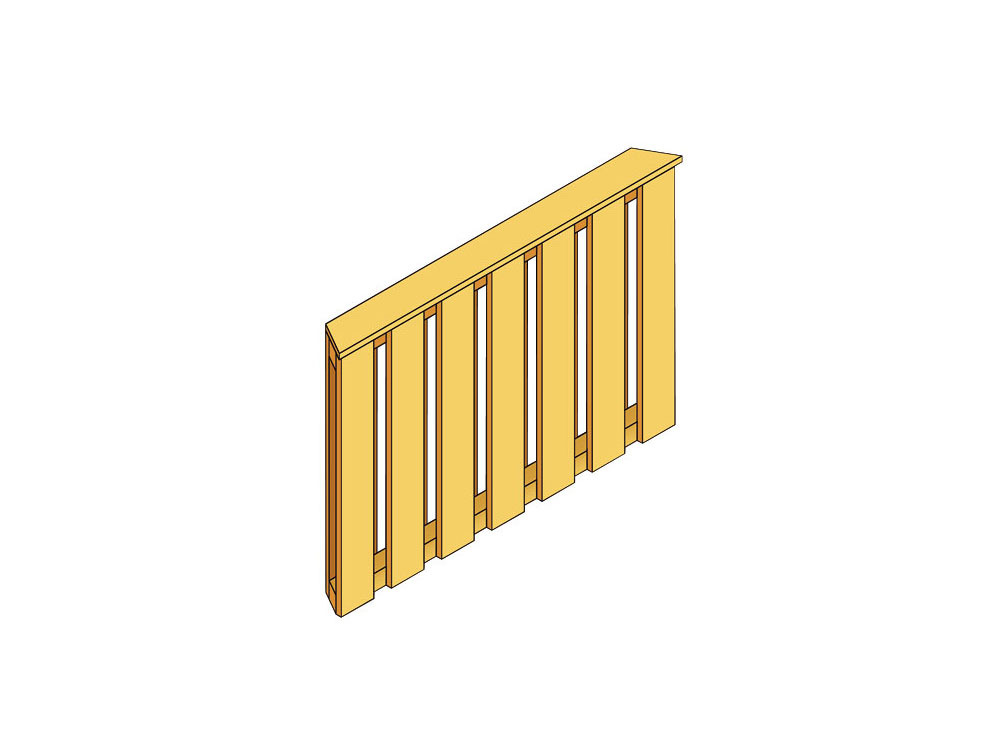 Accessoires - Balustrade pour tonnelle Nancy