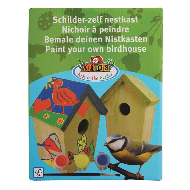 Nichoir à peindre pour enfants