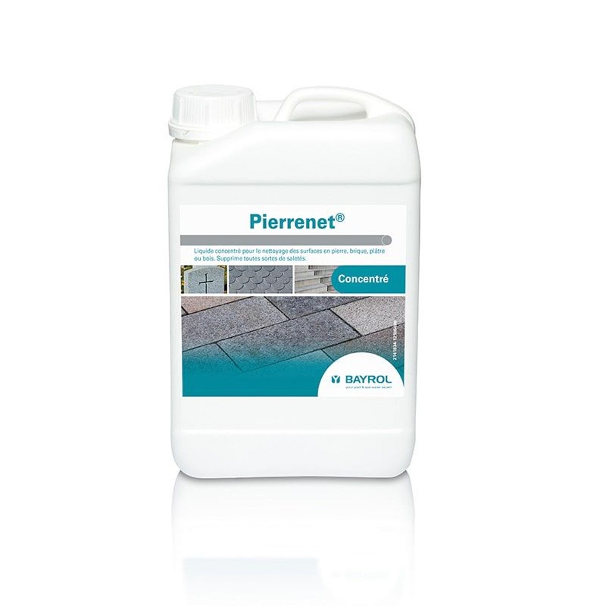 Pierrenet pour nettoyage des surfaces extérieures