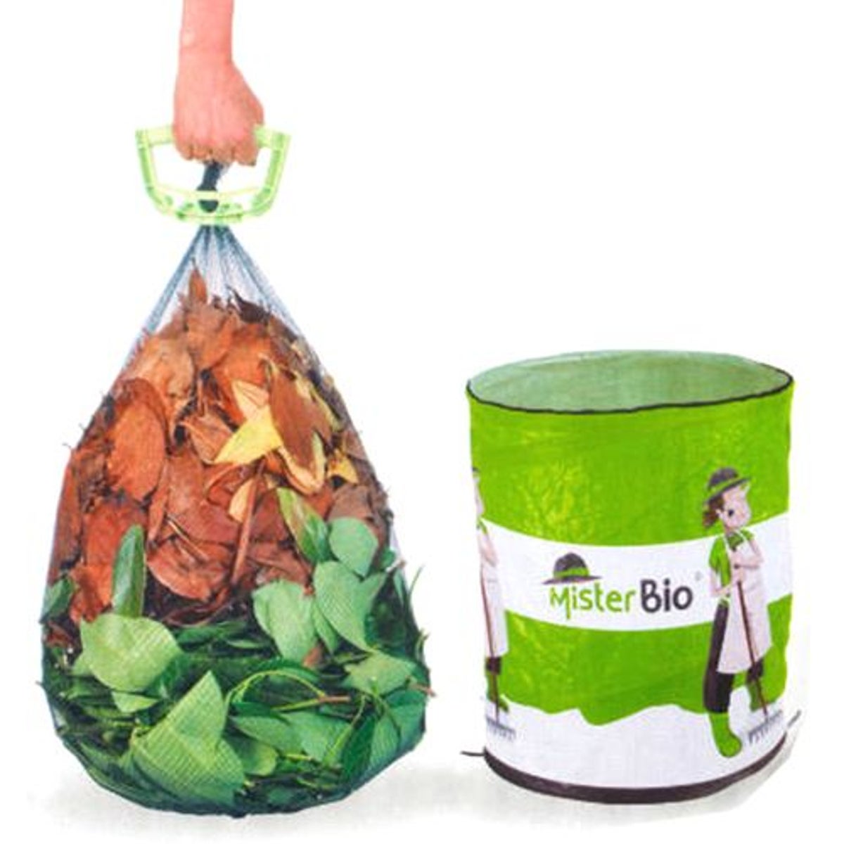 Kit de ramassage Net'Up avec sacs bio  120L