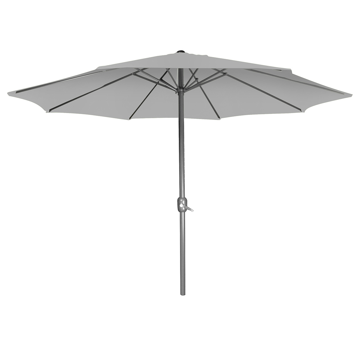 Parasol droit Gris clair