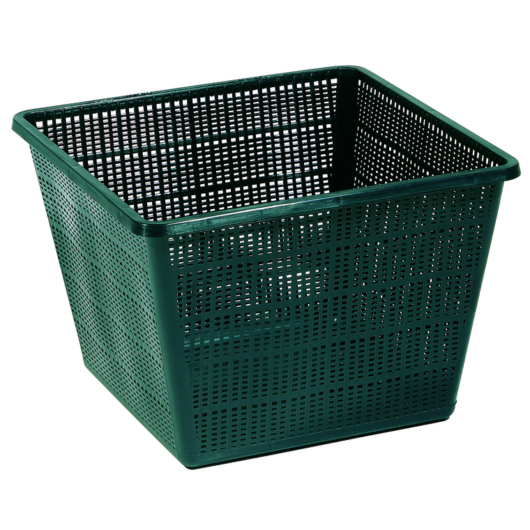 Panier carré en plastique - 28x28x18 cm