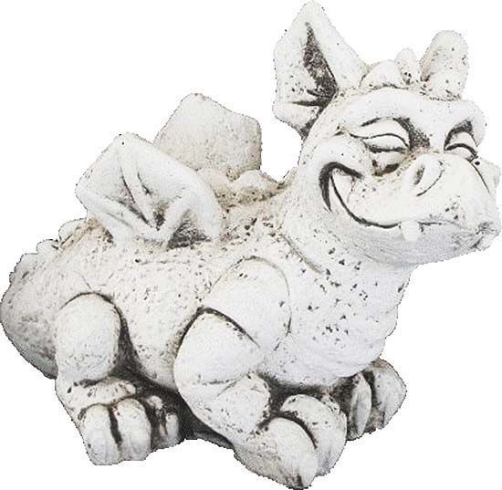 Statuette Petit dragon en pierre reconstituée