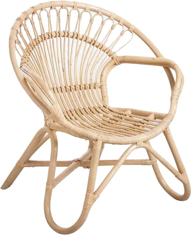 Fauteuil en rotin naturel Tengah