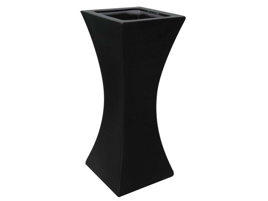 Vase Etolie grande en fibre couleur noir