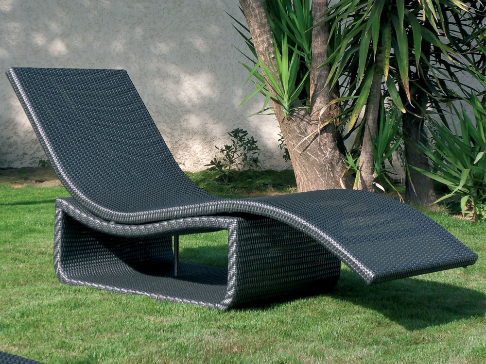 Socle Neo pour bain de soleil Easy quiet - Résine tressée