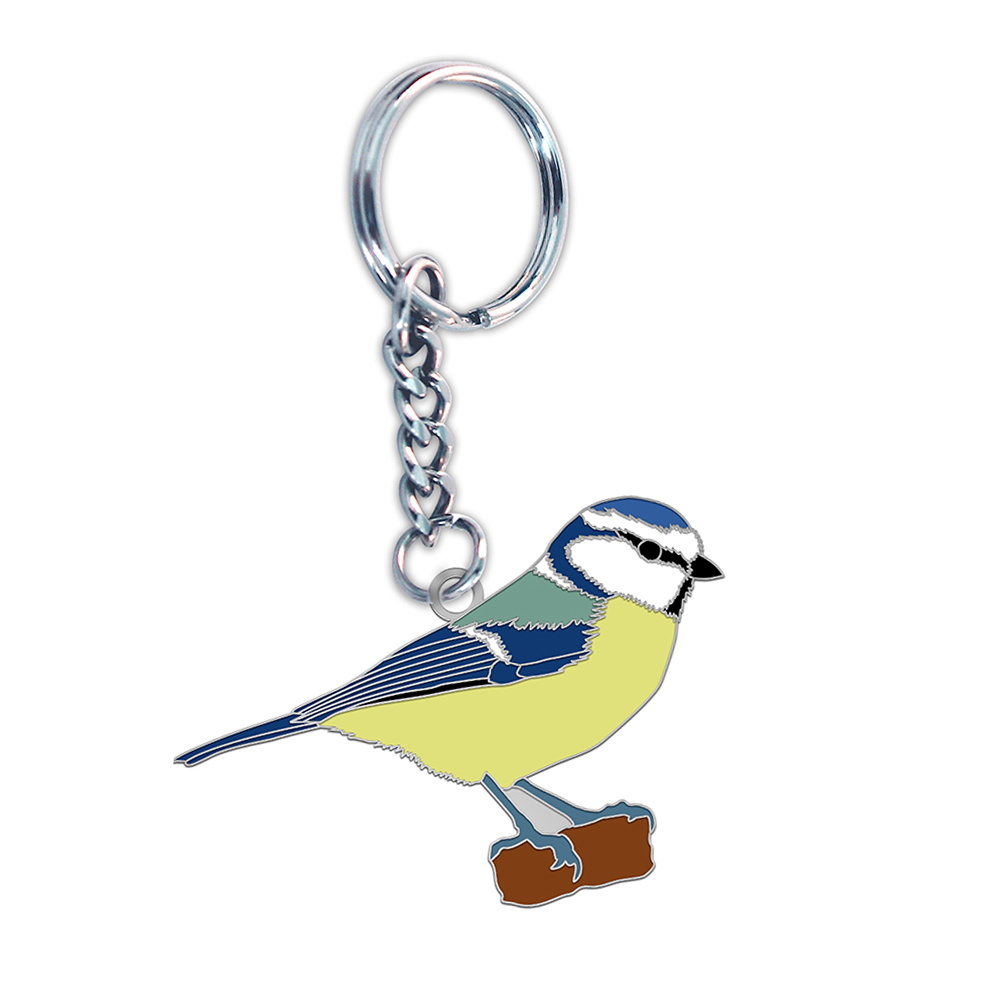 Porte-clés mésange bleue