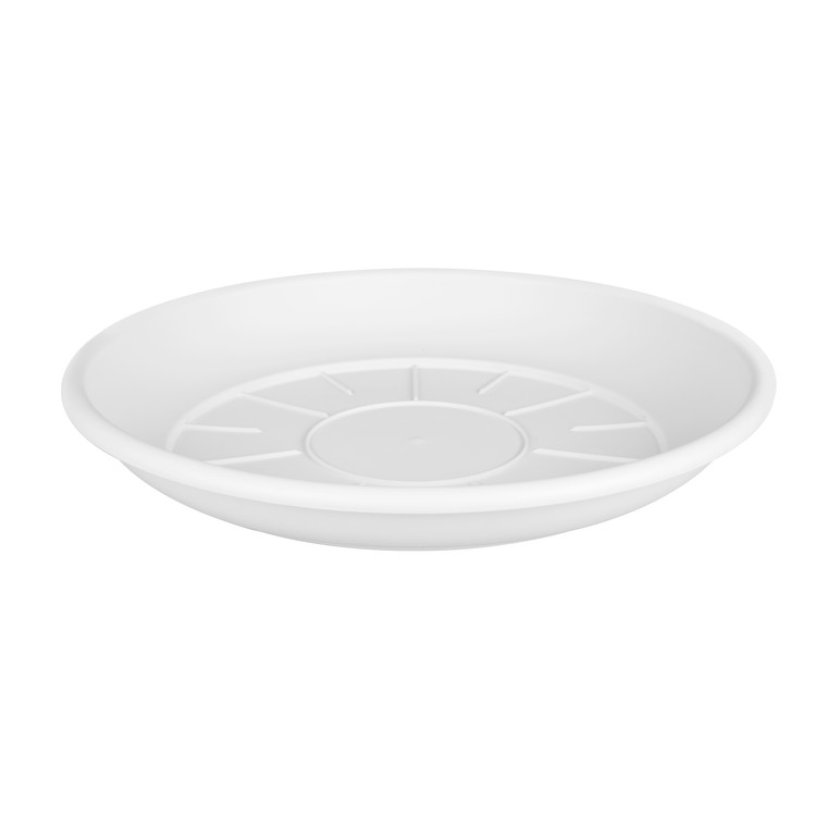 Soucoupe ronde 27 cm blanche ELHO