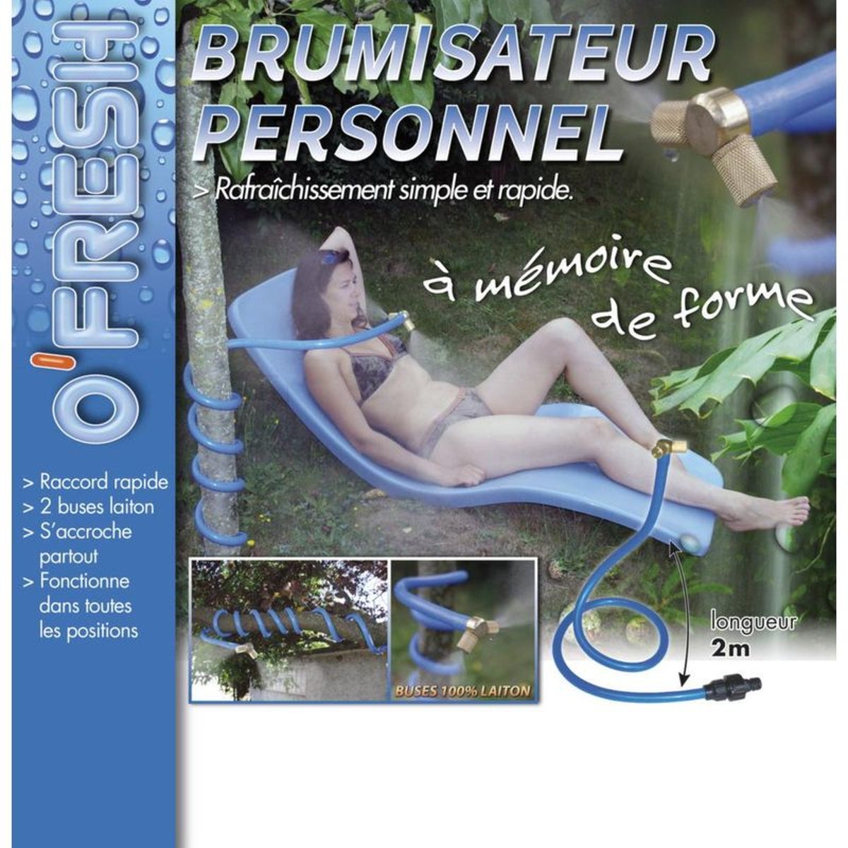 Brumisateur personnel 2 buses Cobra 2 mètres