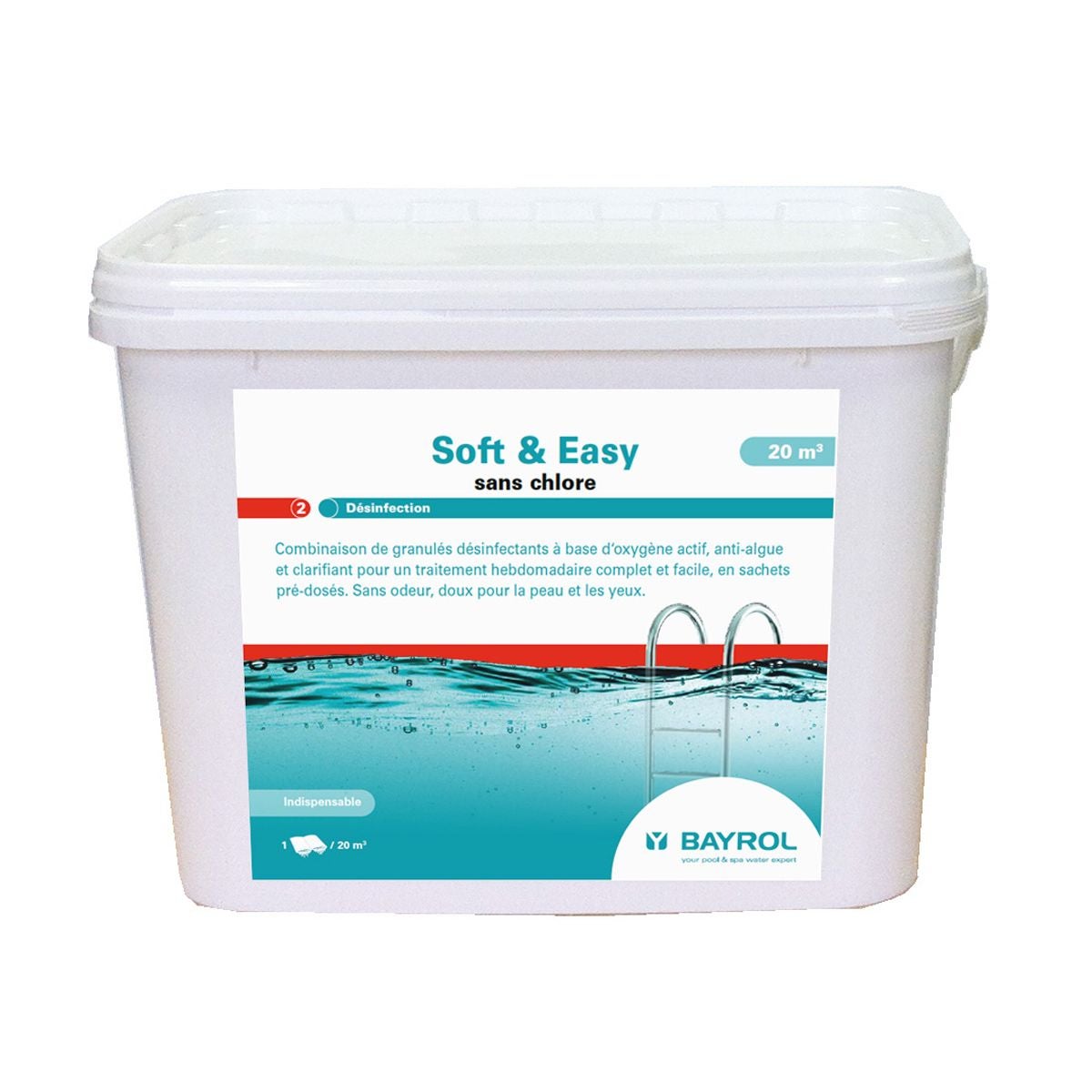 Soft and Easy oxygène actif en sachets pour 30 m³