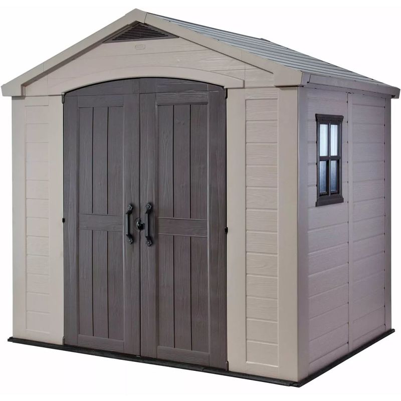 Keter Abri de jardin Factor 86 (8 x 6) Beige 211248 Keter Abri de jardin Factor 86 (8 x 6) Beige 211248