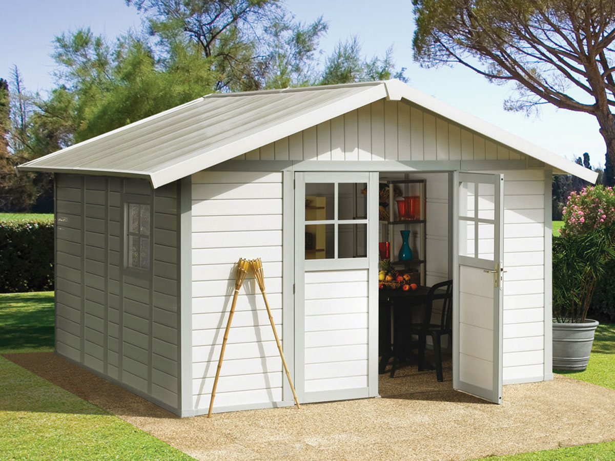 Abri jardin Deco 7.5 - 7.5 m² - 3.15 x 2.39 x 1.88 m - 26 mm