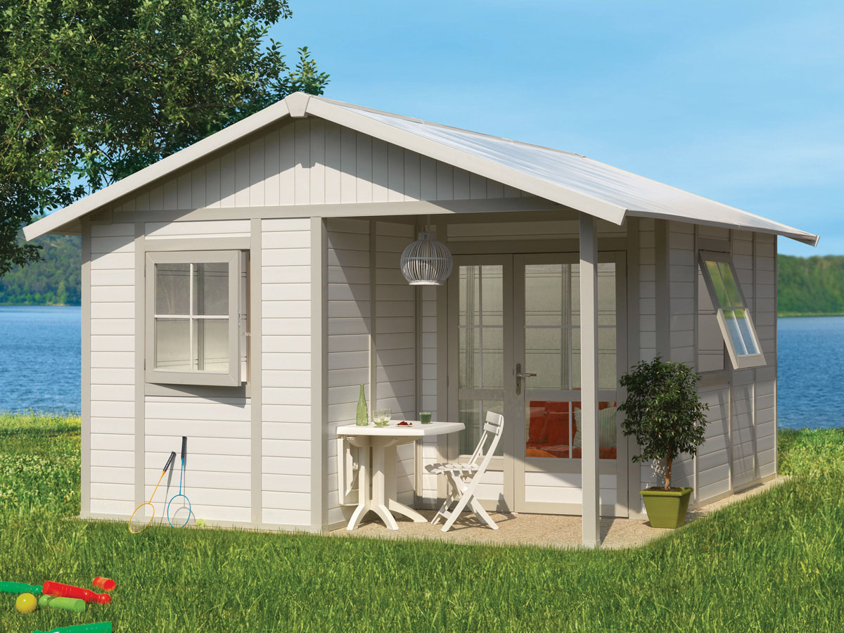 Abri de jardin Deco 20B - 19.6m² - 4.03 x 4.93 x 2.24 m - 26mm