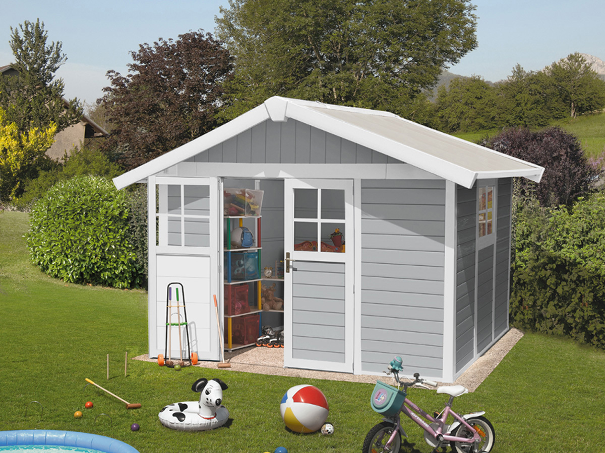 Abri jardin Deco 7.5 - 7.5m² - 3.15 x 2.39 x 1.88 m - 26 mm