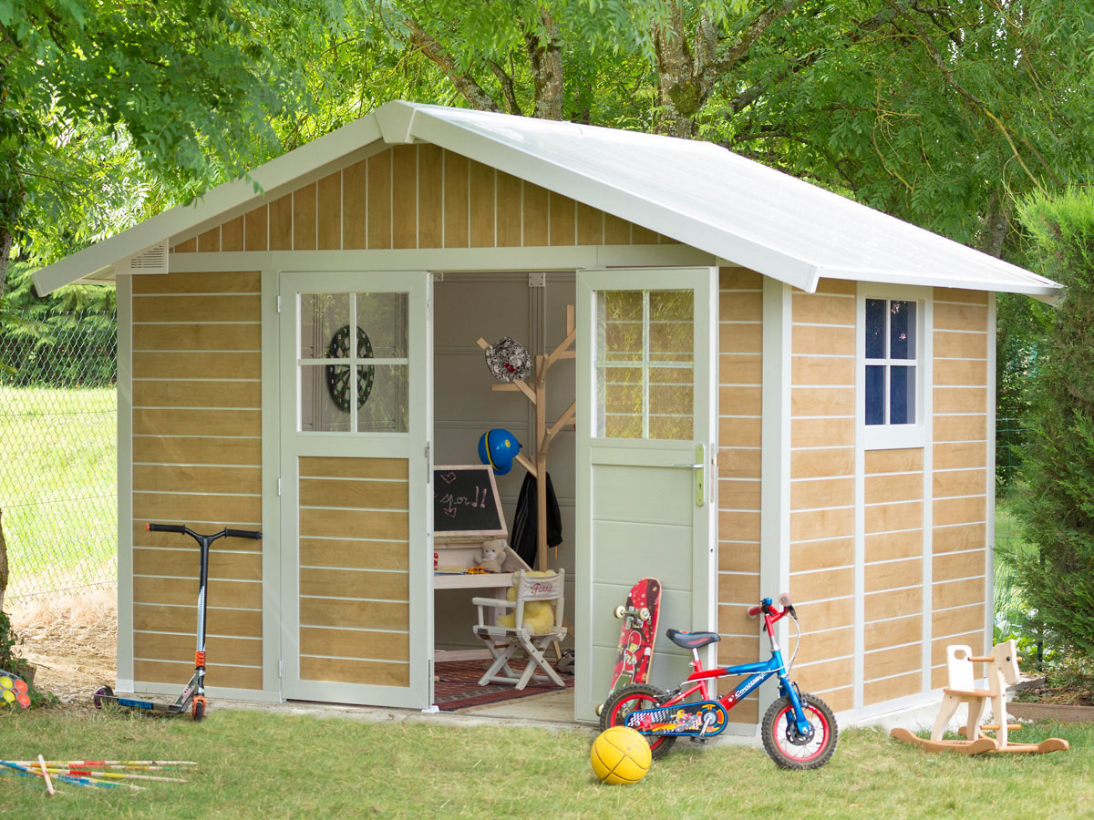 Abri jardin Deco 7.5 Sherwood - 7.5m² - 3.15 x 2.39 x 1.88 m - 26 mm
