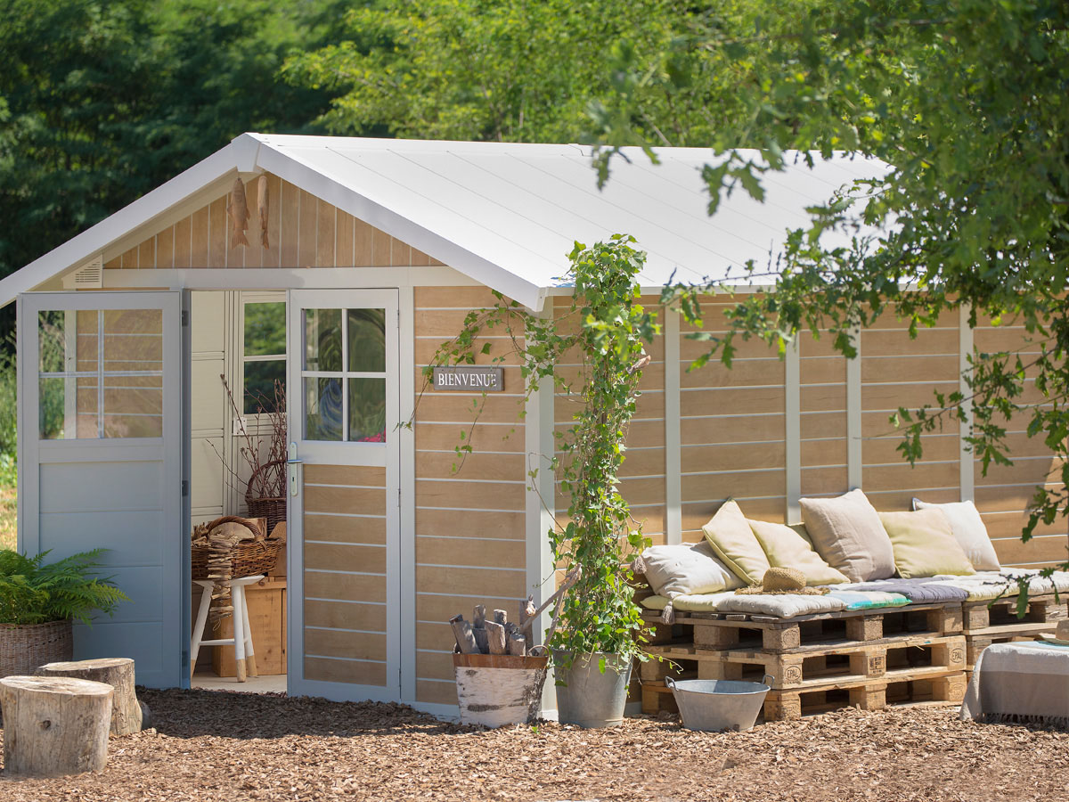 Abri jardin Deco 11 Sherwood - 11m² - 3.15 x 3.55 x 1.88 m - 26 mm