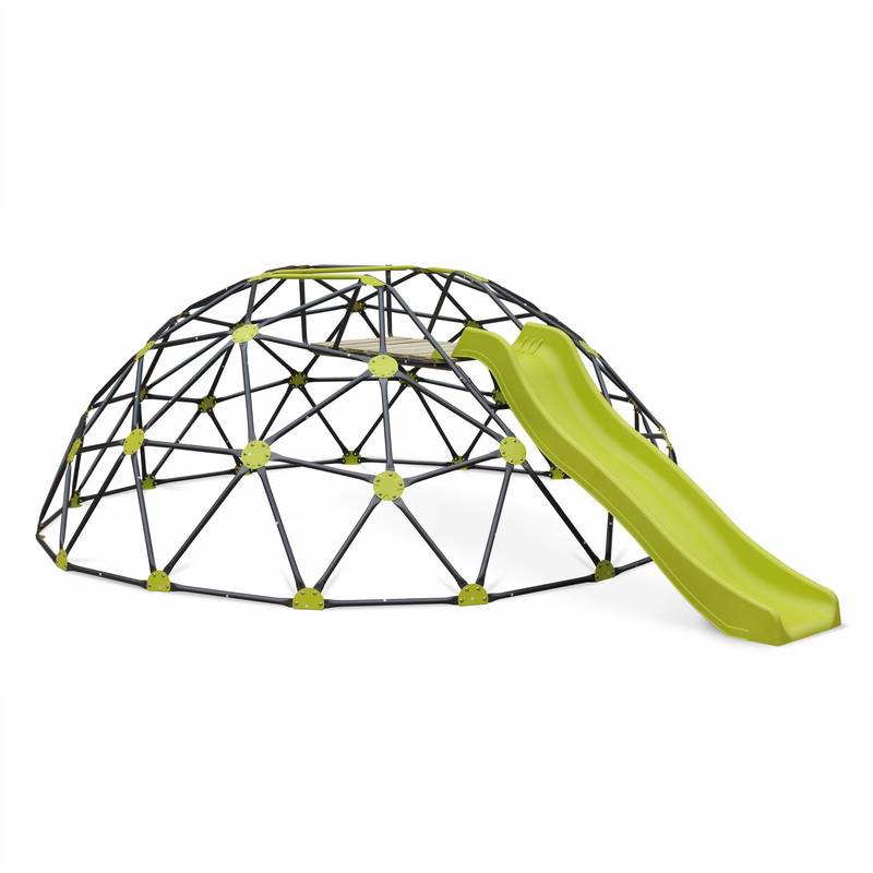 Aire de jeux - Albe XXL - Dome d'escalade avec toboggan, Cage à écureuil, station de jeux extérieure - ALICE'S GARDEN