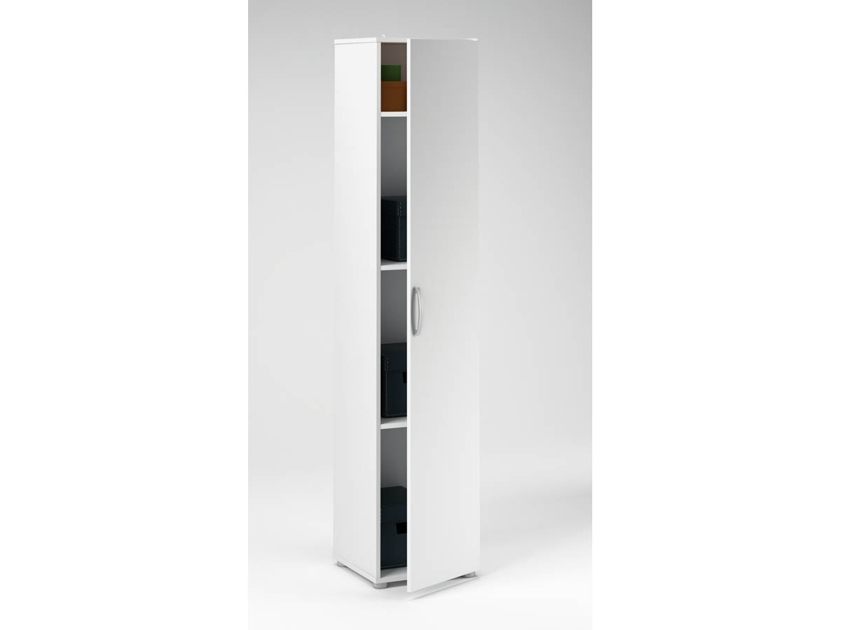 Armoire Cobi - 35 x 34 x 175 cm - Blanc