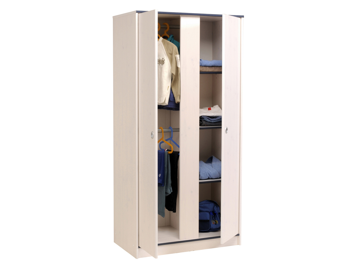 Armoire 2 portes Zoomy - 90 x 51 x 182 cm