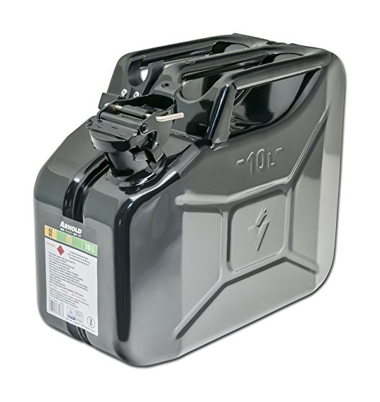 Arnold Jerrican métallique, 10L, noir - 6011-X1-2001 Arnold Jerrican métallique, 10L, noir - 6011-X1-2001