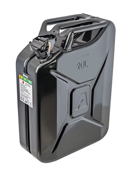 Arnold Jerrican métallique, 20L, noir - 6011-X1-2002 Arnold Jerrican métallique, 20L, noir - 6011-X1-2002