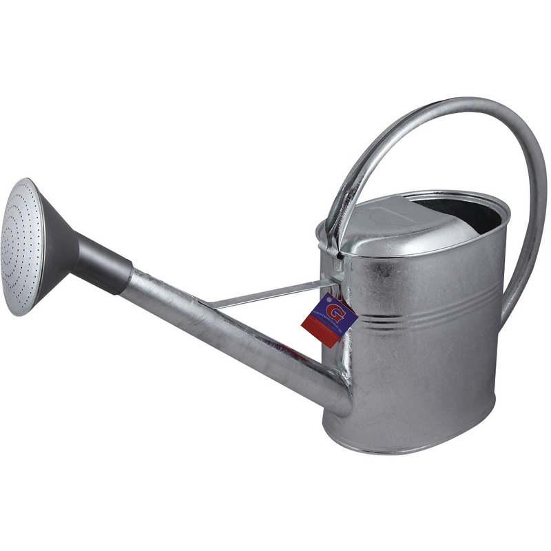 Arrosoir ovale acier galvanisé Guillouard - 8 l - Argent