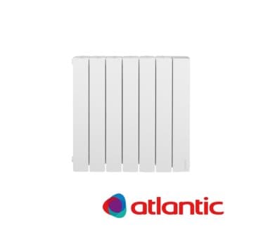 ATLANTIC - Radiateur électrique fluide Accesio Digital 1500W blanc vertical - 524715