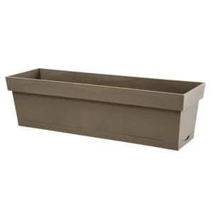 TOSCANE 60 Jardini?re & plateau emboité 13 L taupe
