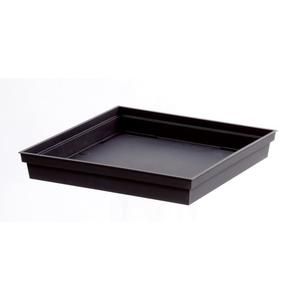 TOSCANE Soucoupe carrée gris anthracite