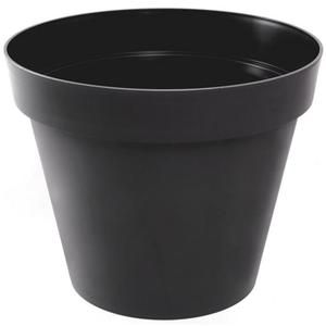 EDA Pot rond Toscane ?25cm - Contenance 6L - Gris anthracite