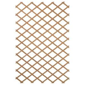 NATURE Treillis extensible en bois naturel 100x300cm - Marron