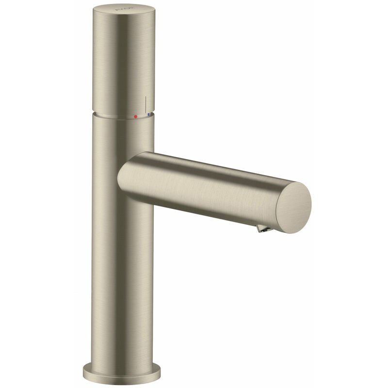 Hansgrohe AXOR Uno mitigeur monocommande de lavabo 110, Zerogriff, sans garniture de vidage, saillie 123mm, Coloris: Nickel brossé - 45002820