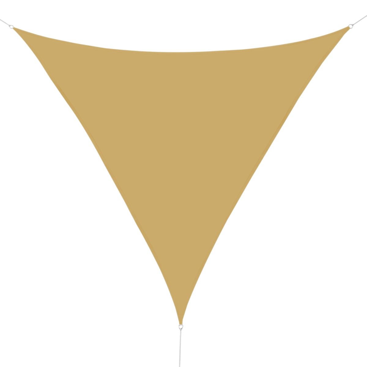 Voile d'ombrage triangulaire 6x6x6 m sable
