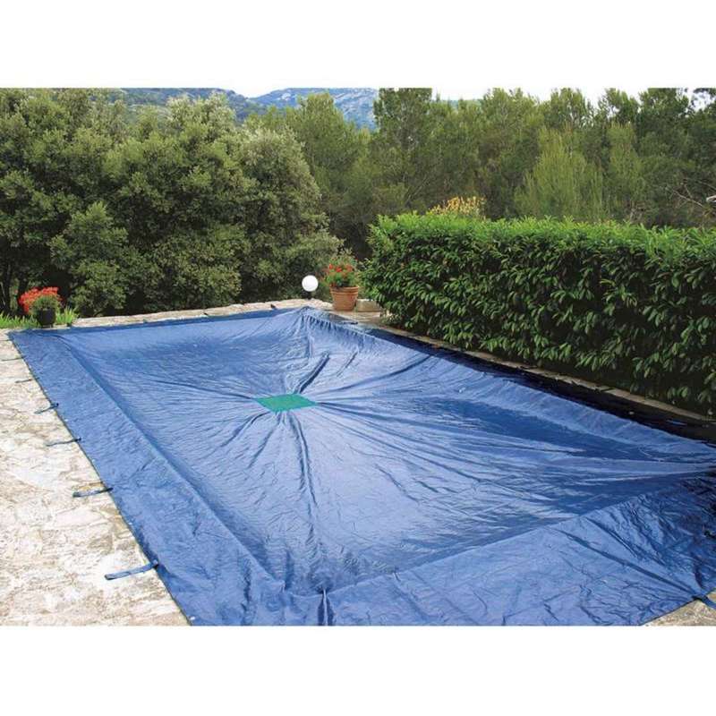 Bâche 6 x10 m piscine rectangulaire 240g/m2 - P. OUTILLAGE