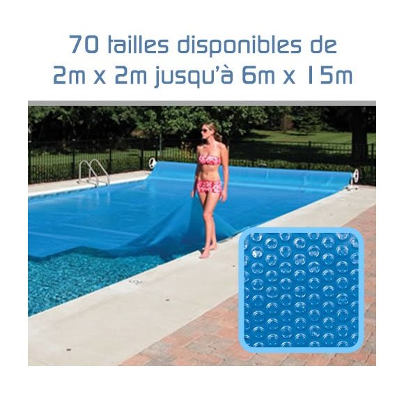Bâche à Bulles 300 Microns pour piscine 4m x 07m - Linxor