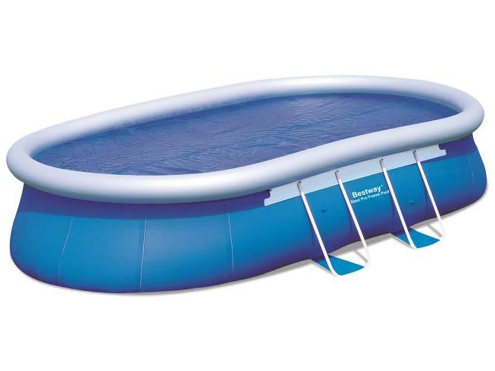 Bâche solaire ovale Steel Pro - 4.75 x 3.20 m